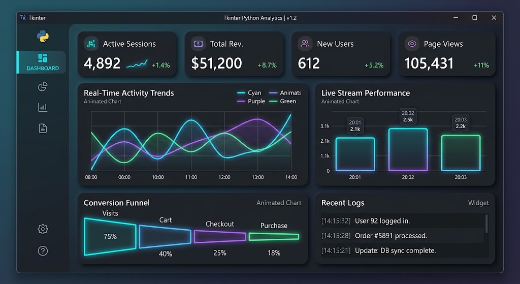 Dashboard Tkinter